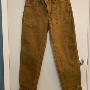 Altar’d State straight leg jeans size 26 tan/brown